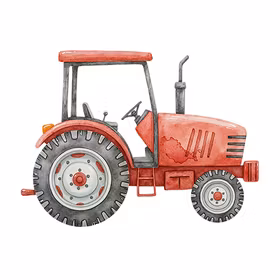 Fargerike traktorer 1