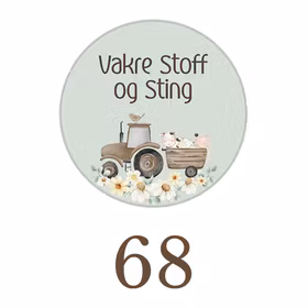 Størrelsesmerke med eigen logo: barn