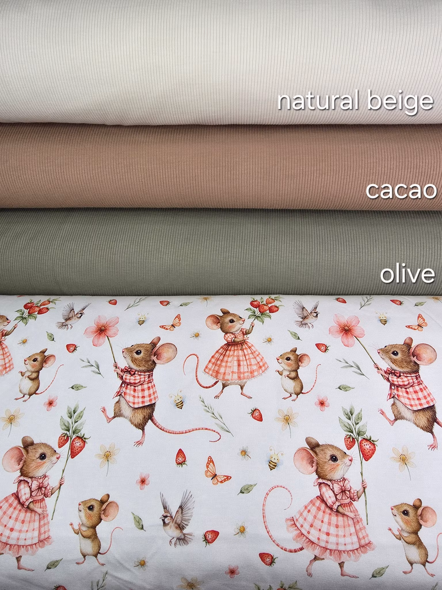 Mus med jordbær jersey