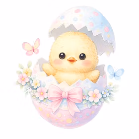 Kylling i påskestemning