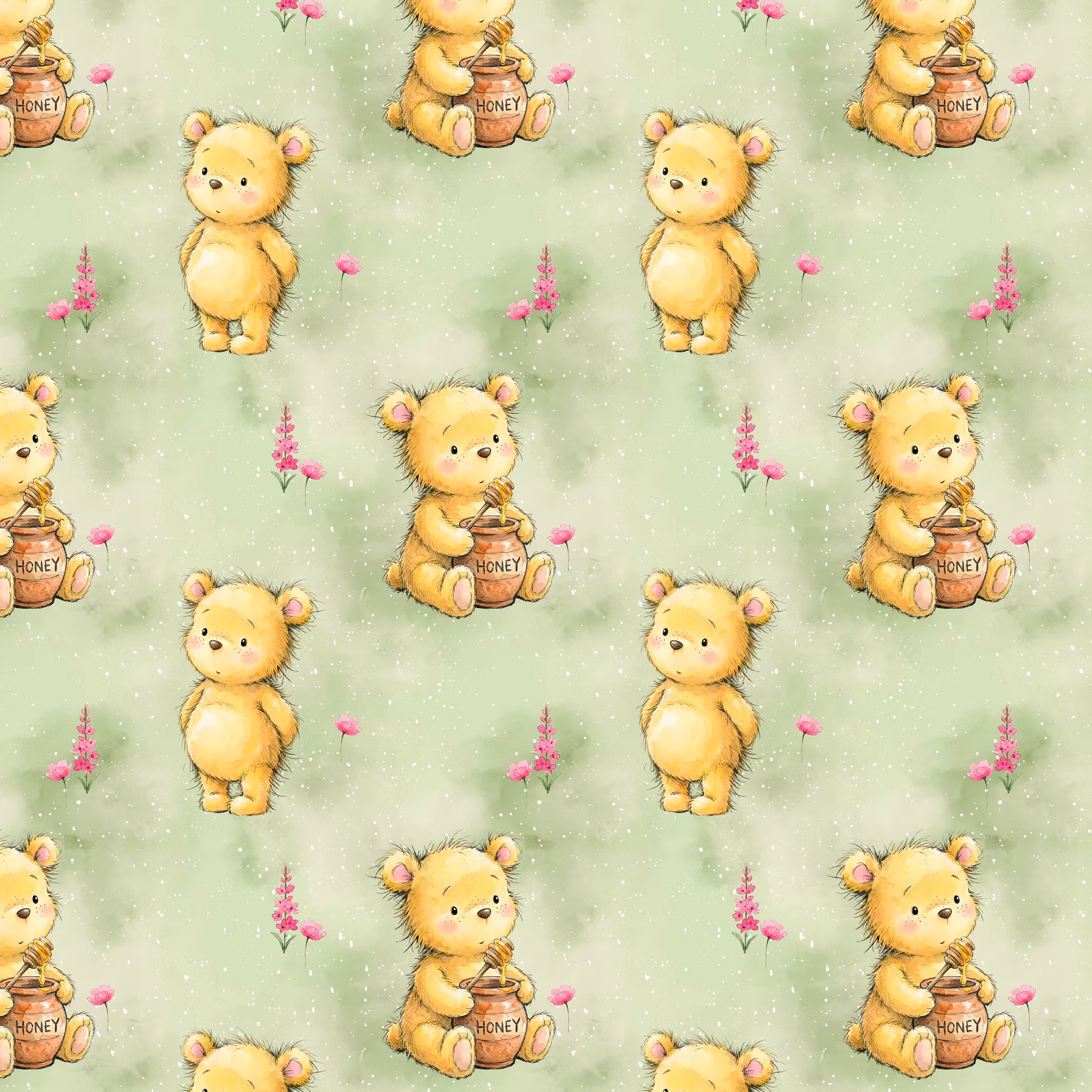 Honneybear with flowers jersey