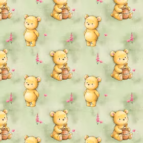 Honneybear with flowers jersey