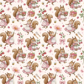 Ekorn med bringebær jersey