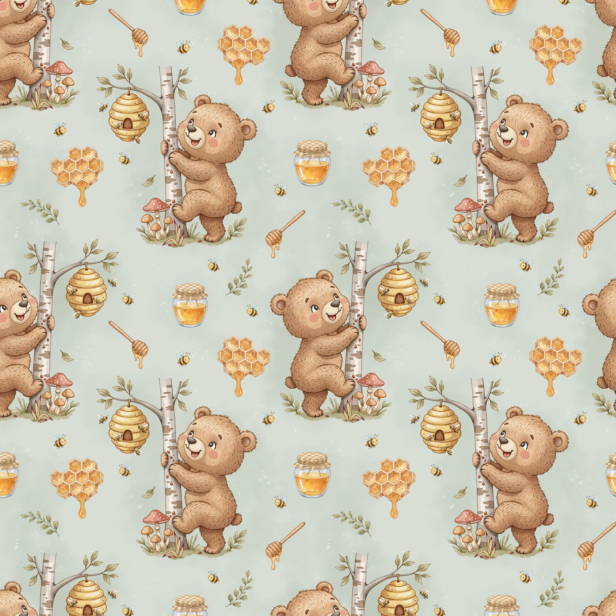 Honey bear grønn jersey