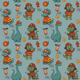 Dino redder dagen French terry