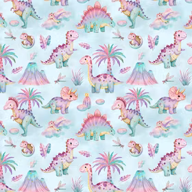 Magical dino dreams French terry