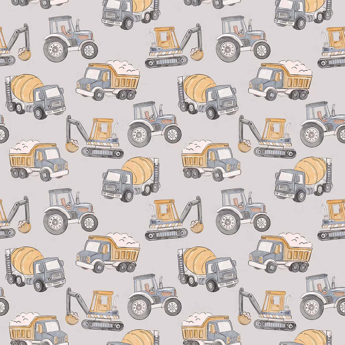 Annleggsmaskiner grå oker jersey