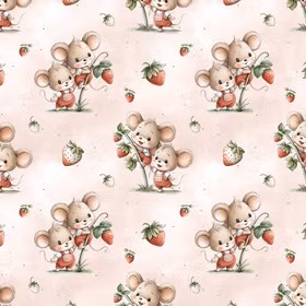 Musemorro med jordbær jersey