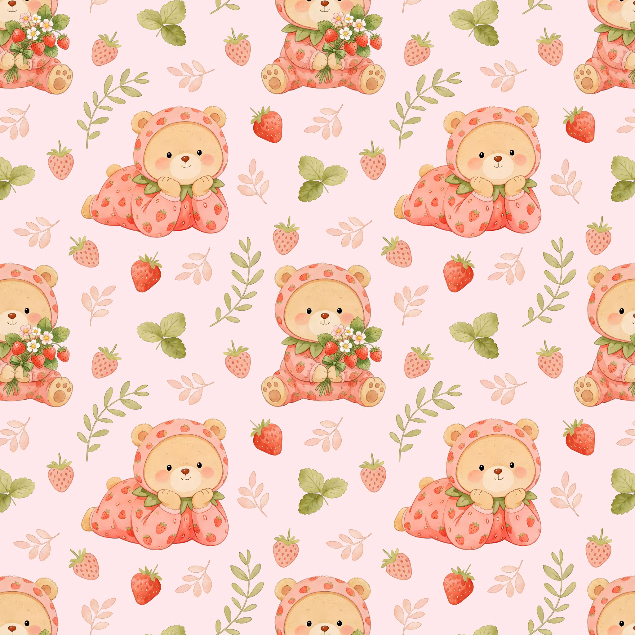 Strawberry baby jersey