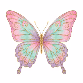 Sommerfugl pastel