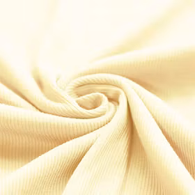Pastel yellow ribbjersey