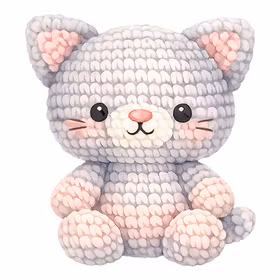 Heklet katt