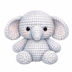 Heklet elefant