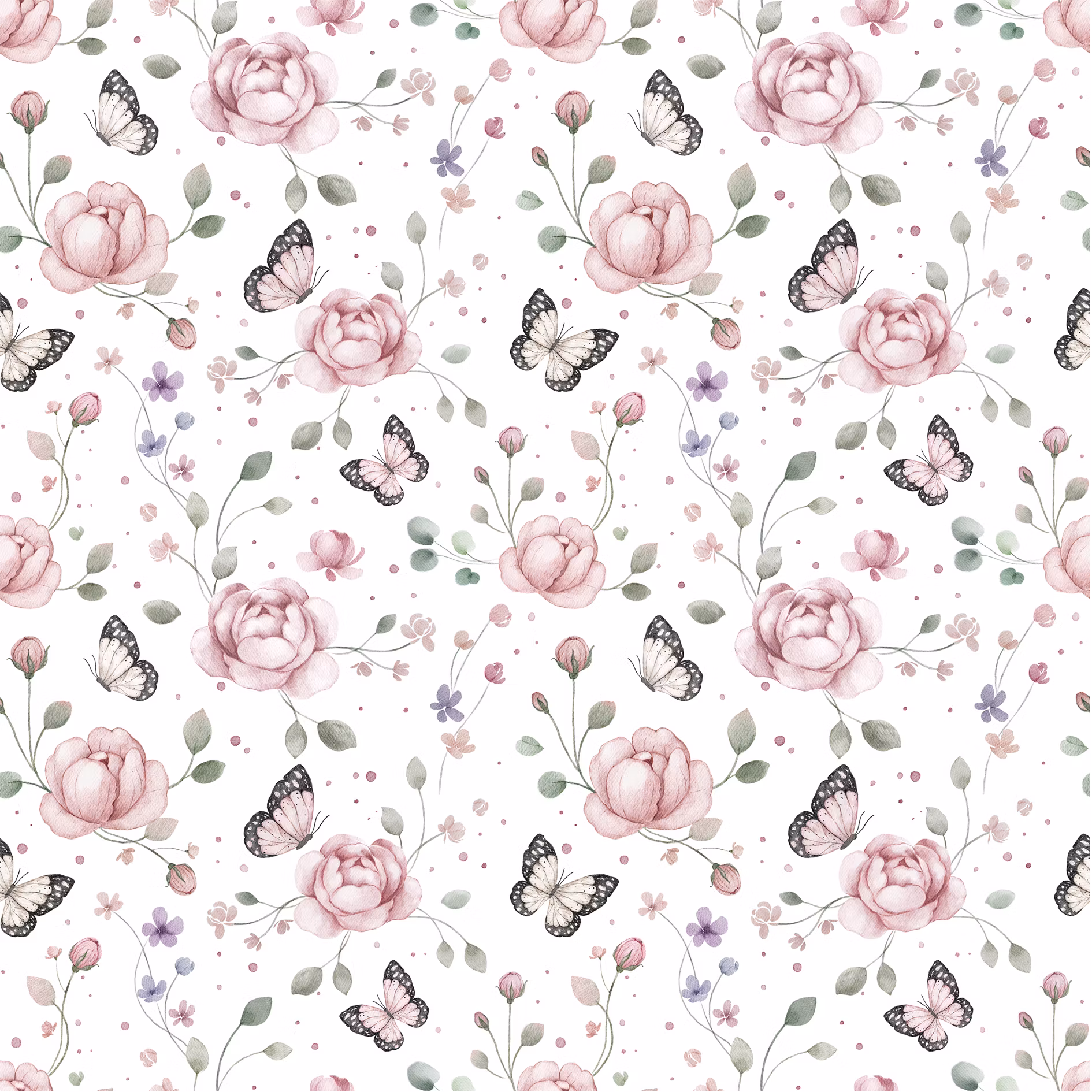 Floral Butterfly Rose jersey