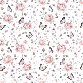 Floral Butterfly Rose jersey