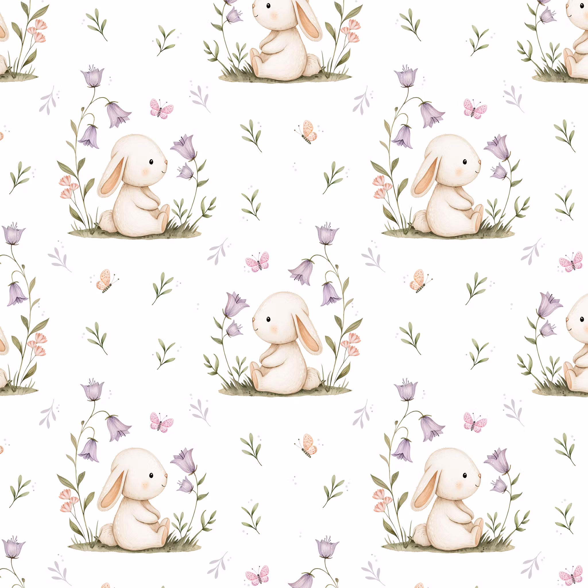 Bunny and bellflowers jersey
