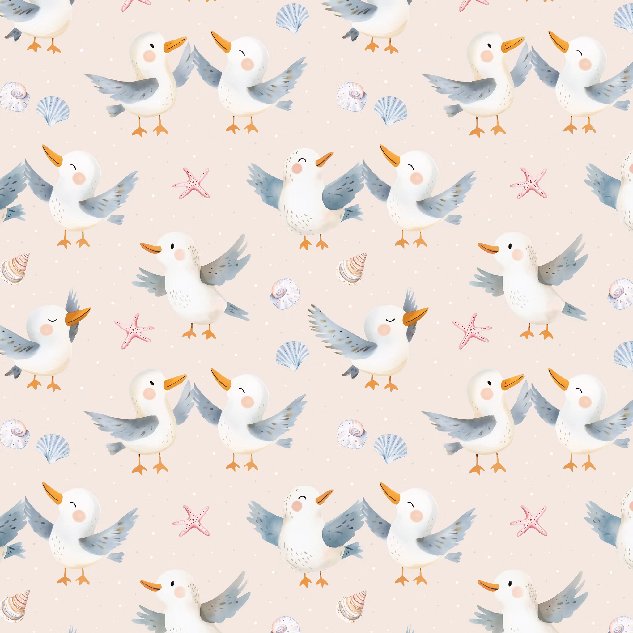 Busy seagulls jersey