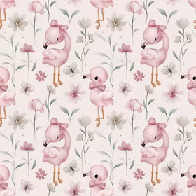 Floral Flamingo jersey