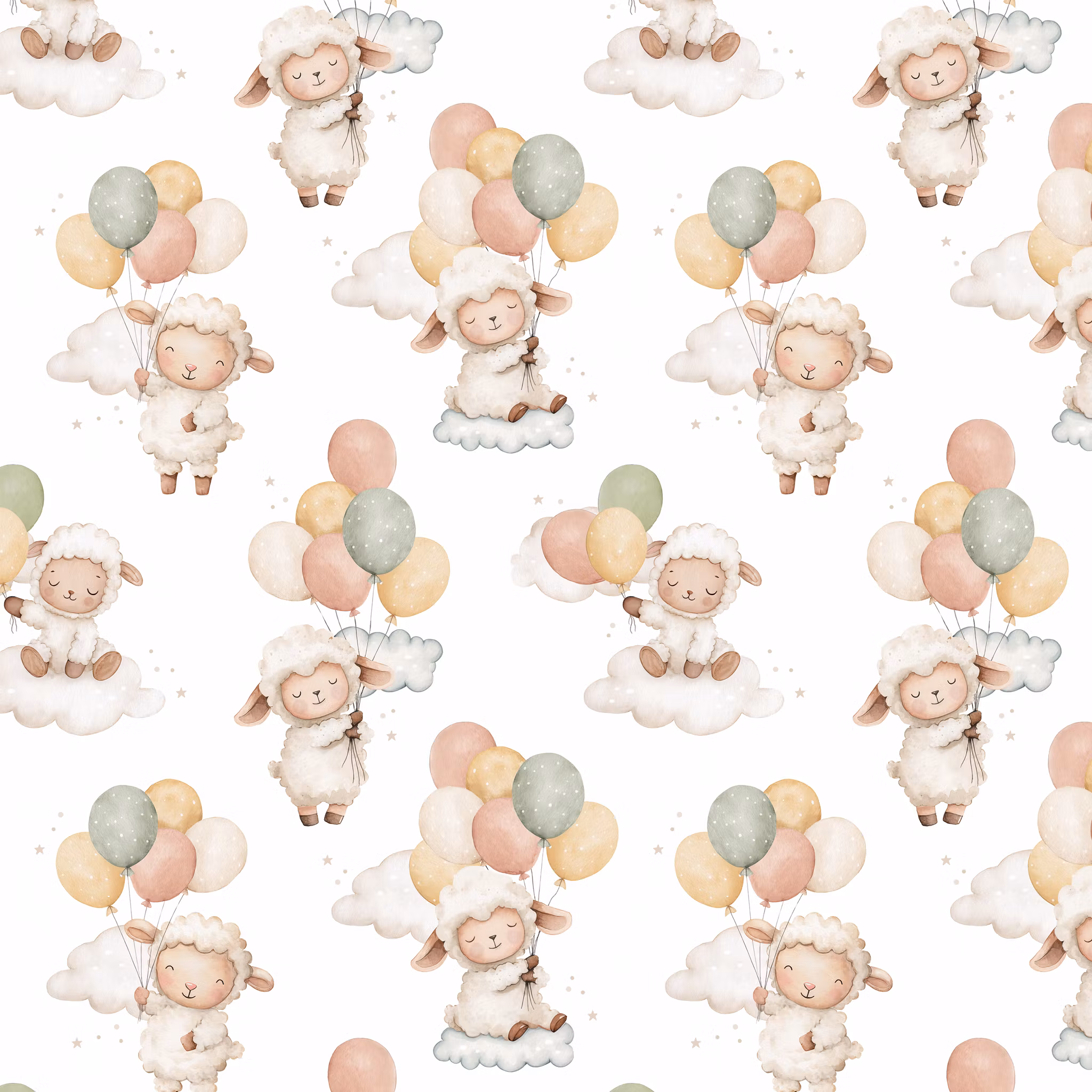 Sheeps with baloons jersey