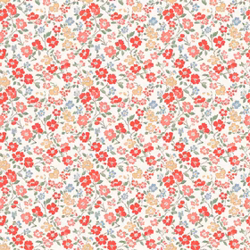 Floral Bright Bomulls Poplin