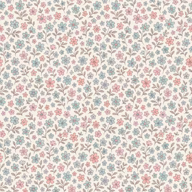 Floral Hege Bomulls Poplin