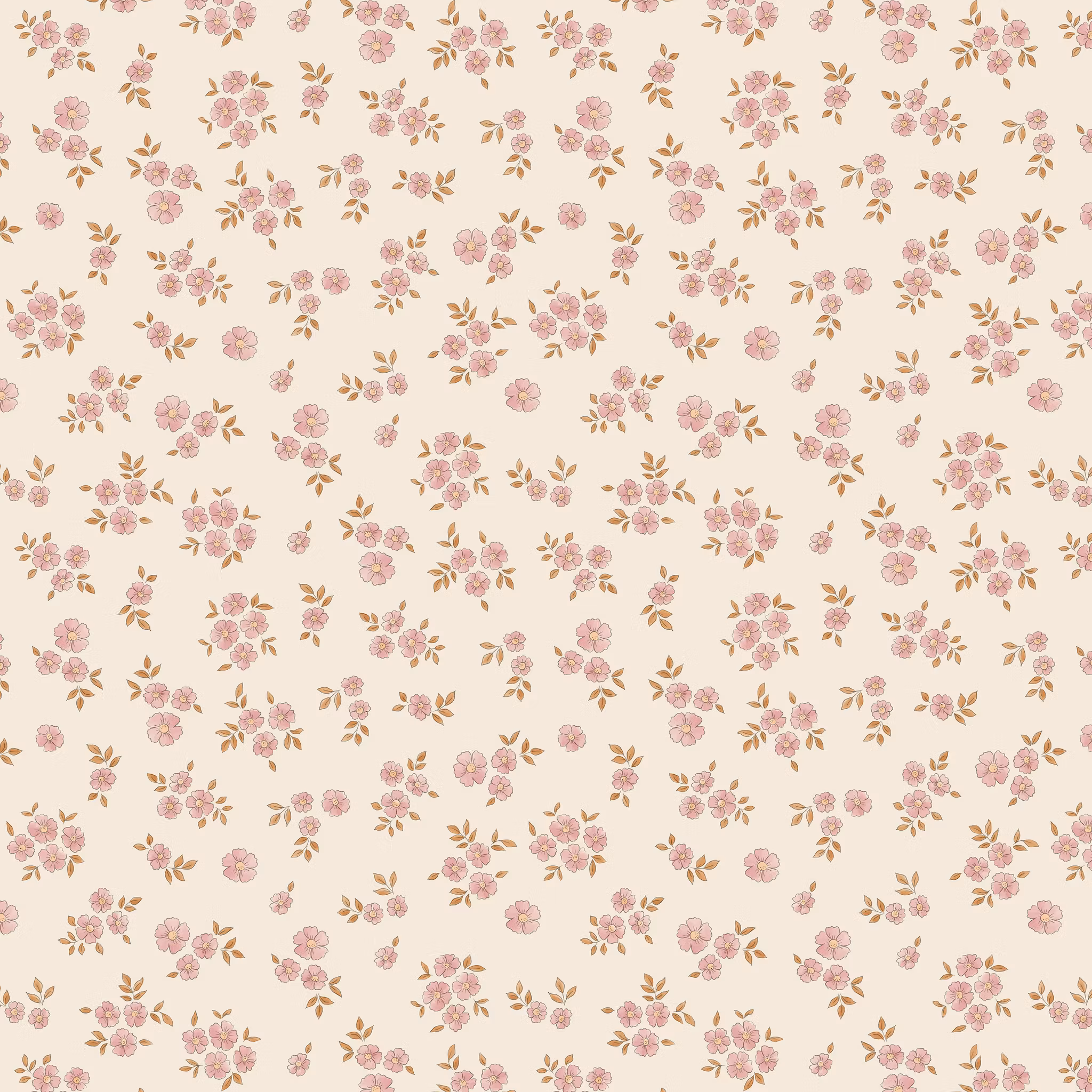 Floral Karen Bomulls Poplin
