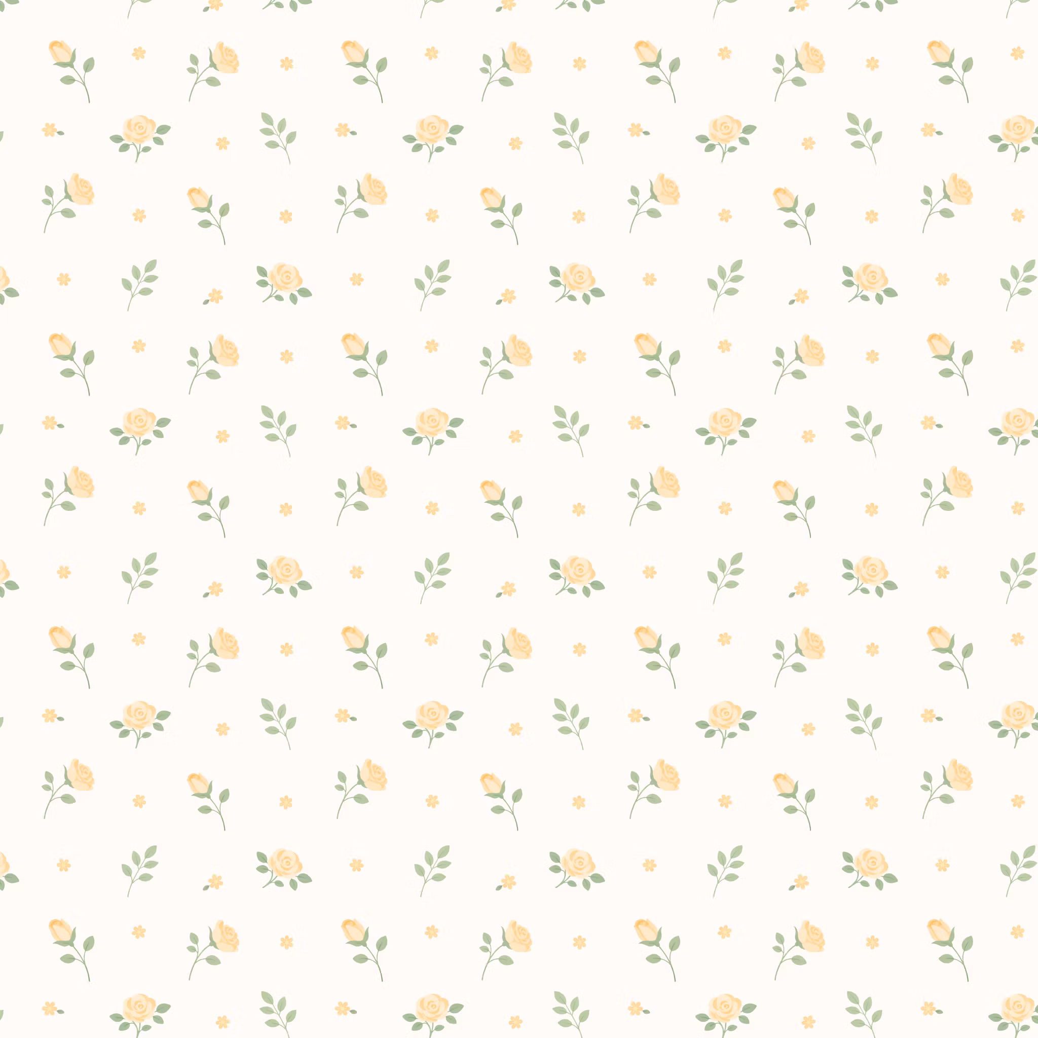 Floral Lykke Bomulls Poplin