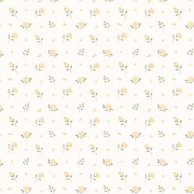 Floral Lykke Bomulls Poplin