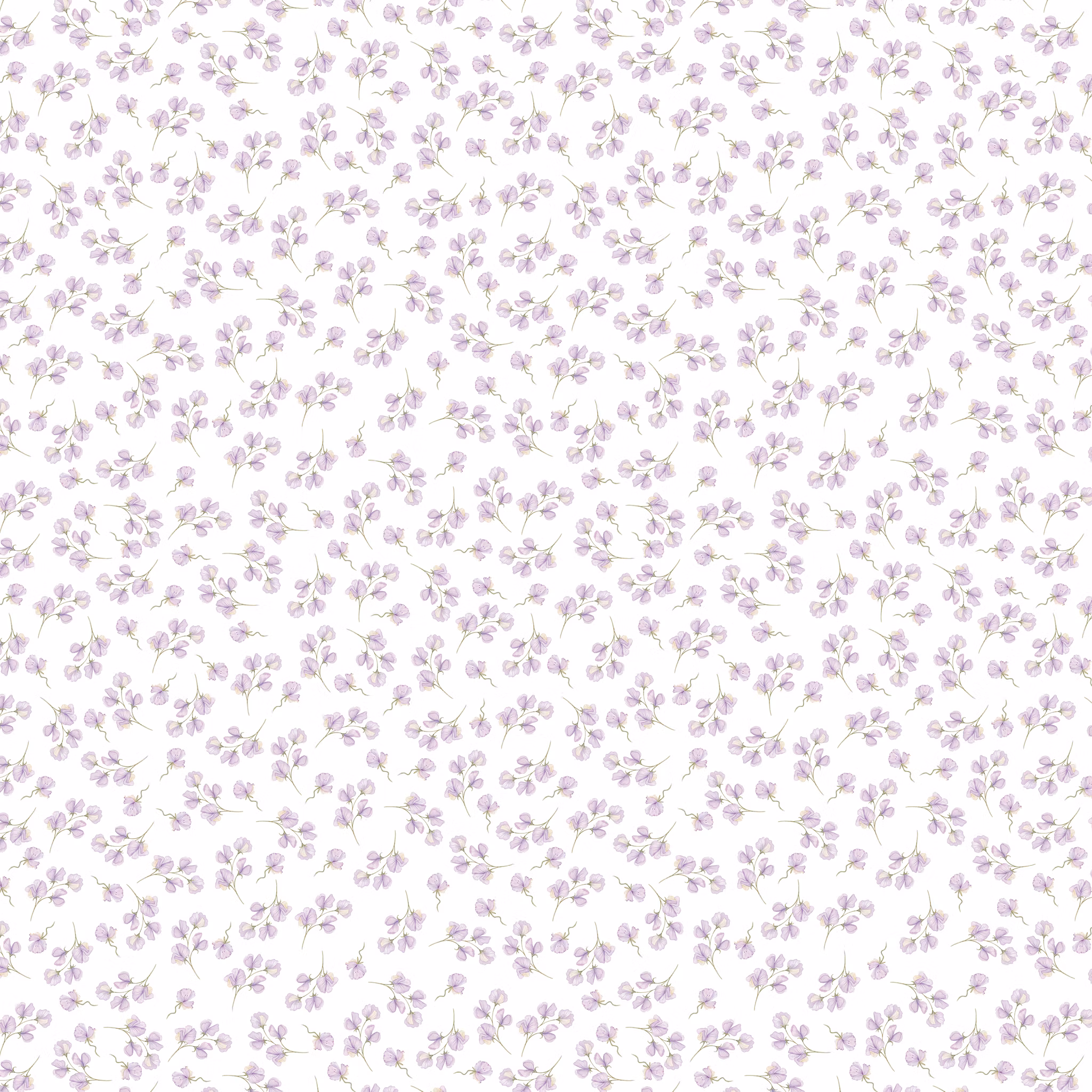Floral Sanne Bomulls Poplin