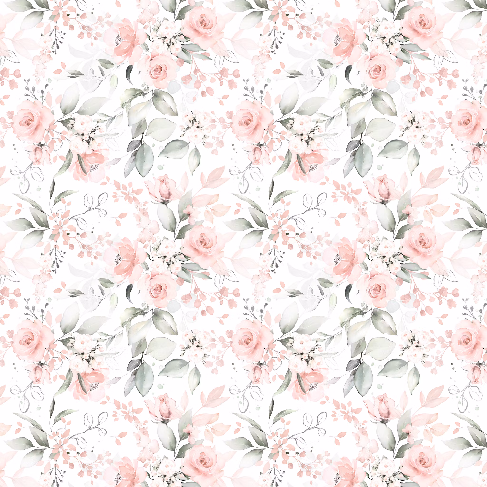 Floral Synne Bomulls Poplin