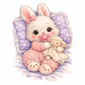 God natt lille skatt rosa 3