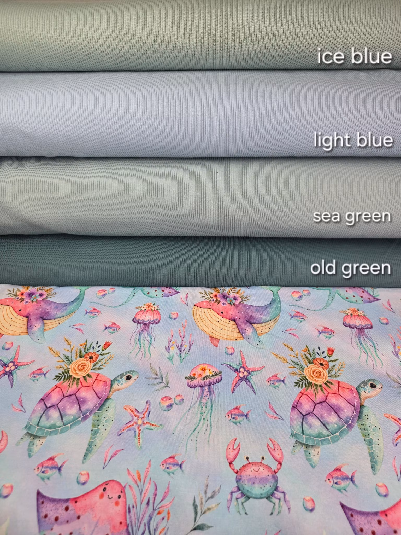 Pastel ocean friends jersey
