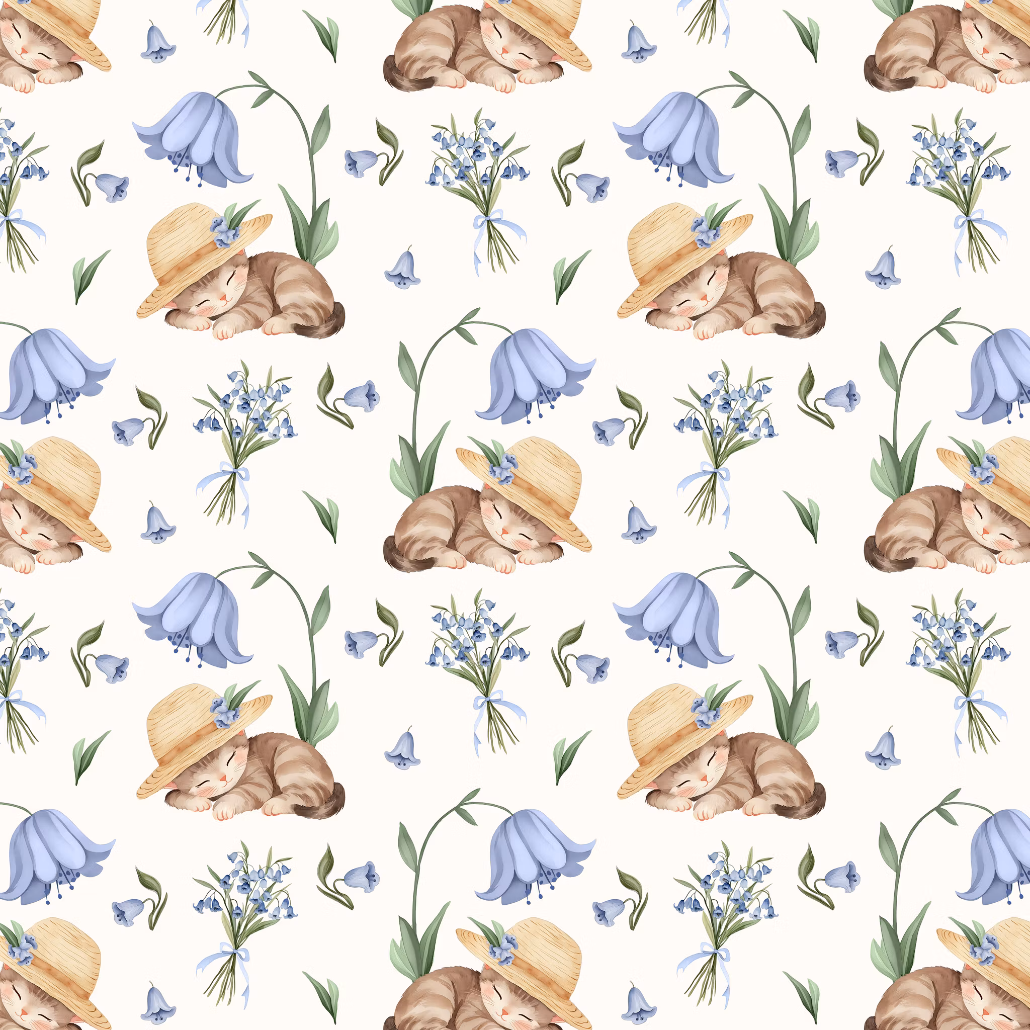 Bluebells and cat jersey