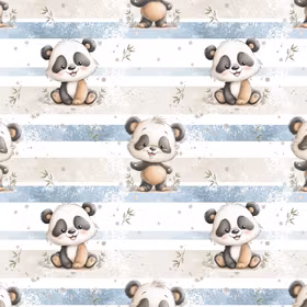 Panda i striper jersey