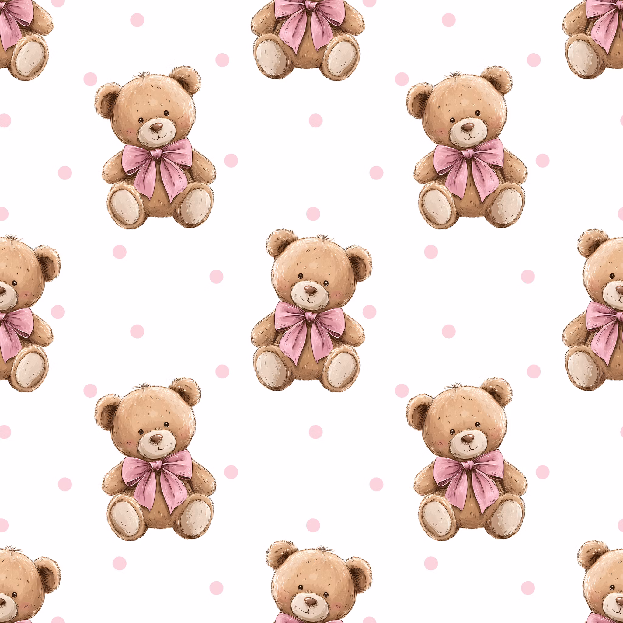 Teddy pink bow jersey