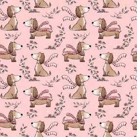 Dachshund rosa jersey