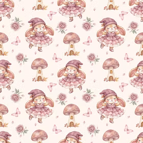 Dansende kanin mauve jersey