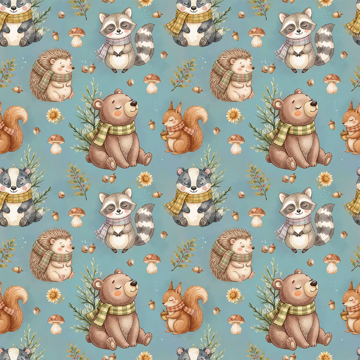 Woodland friends jersey