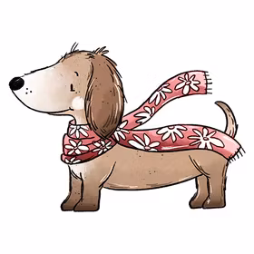 Dachshund rosa 2