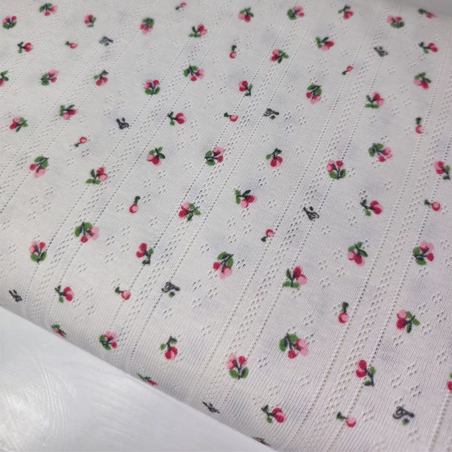 Floral Mini pointelle