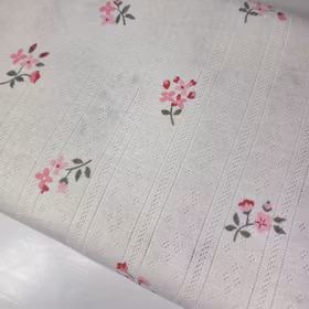 Floral Noel pointelle