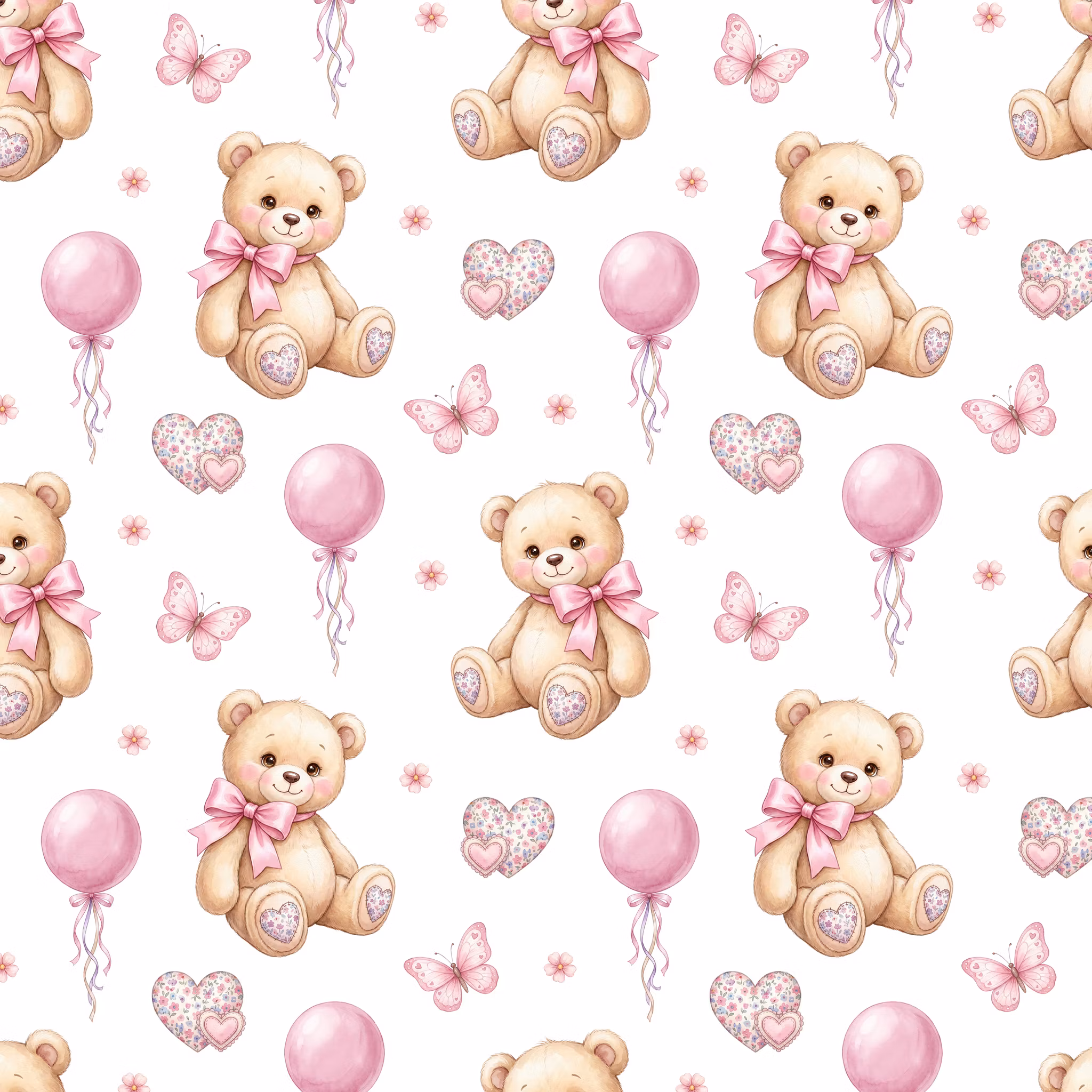 Teddy bear pink jersey