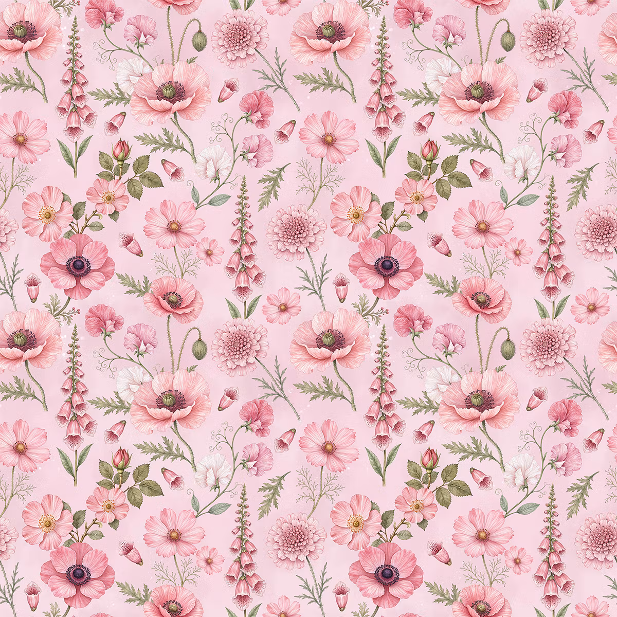 Floral Silje jersey