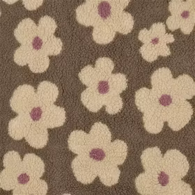 Blomster greige Teddy