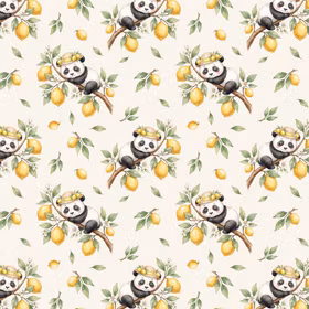 Panda i sitronhagen jersey
