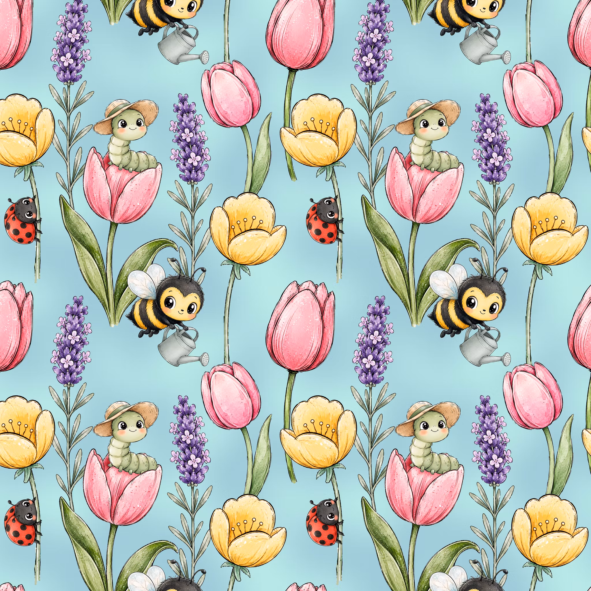 Blomster og larve jersey