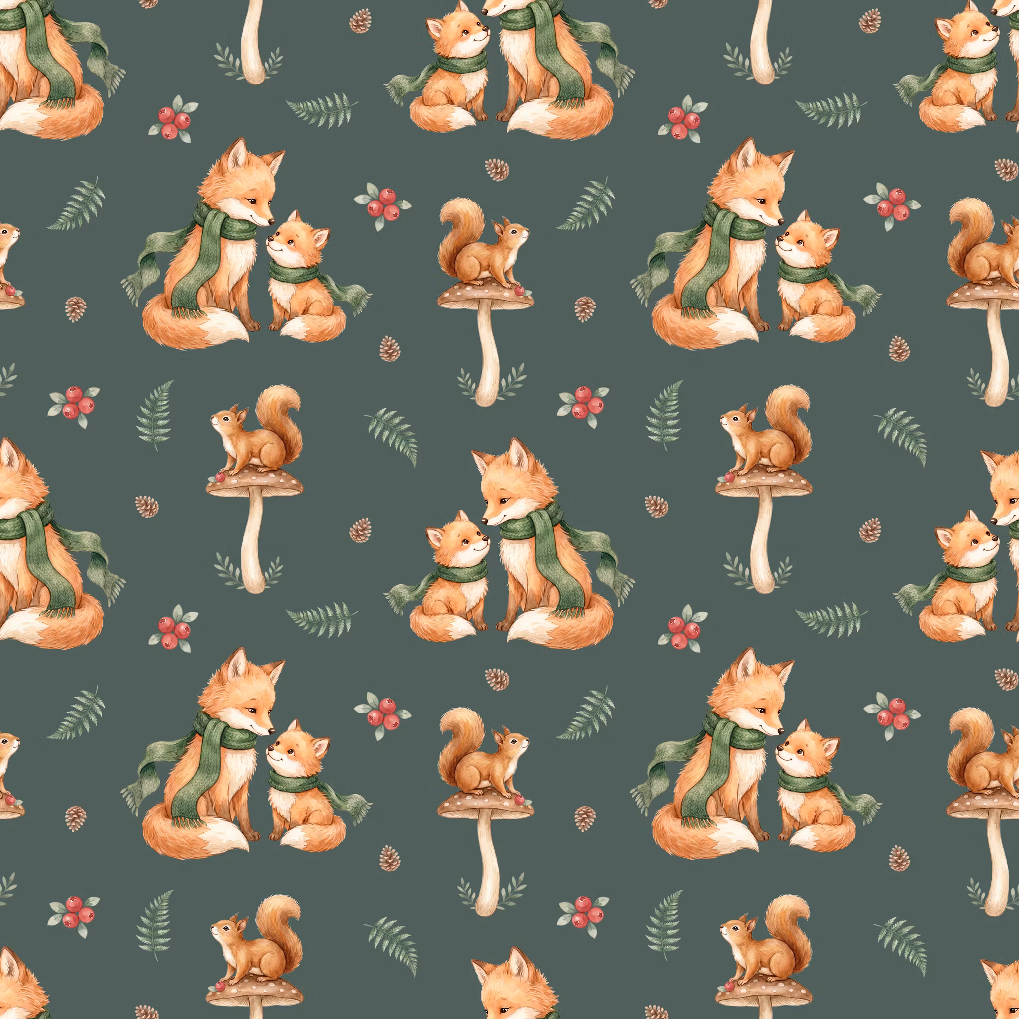 Cozy foxes jersey