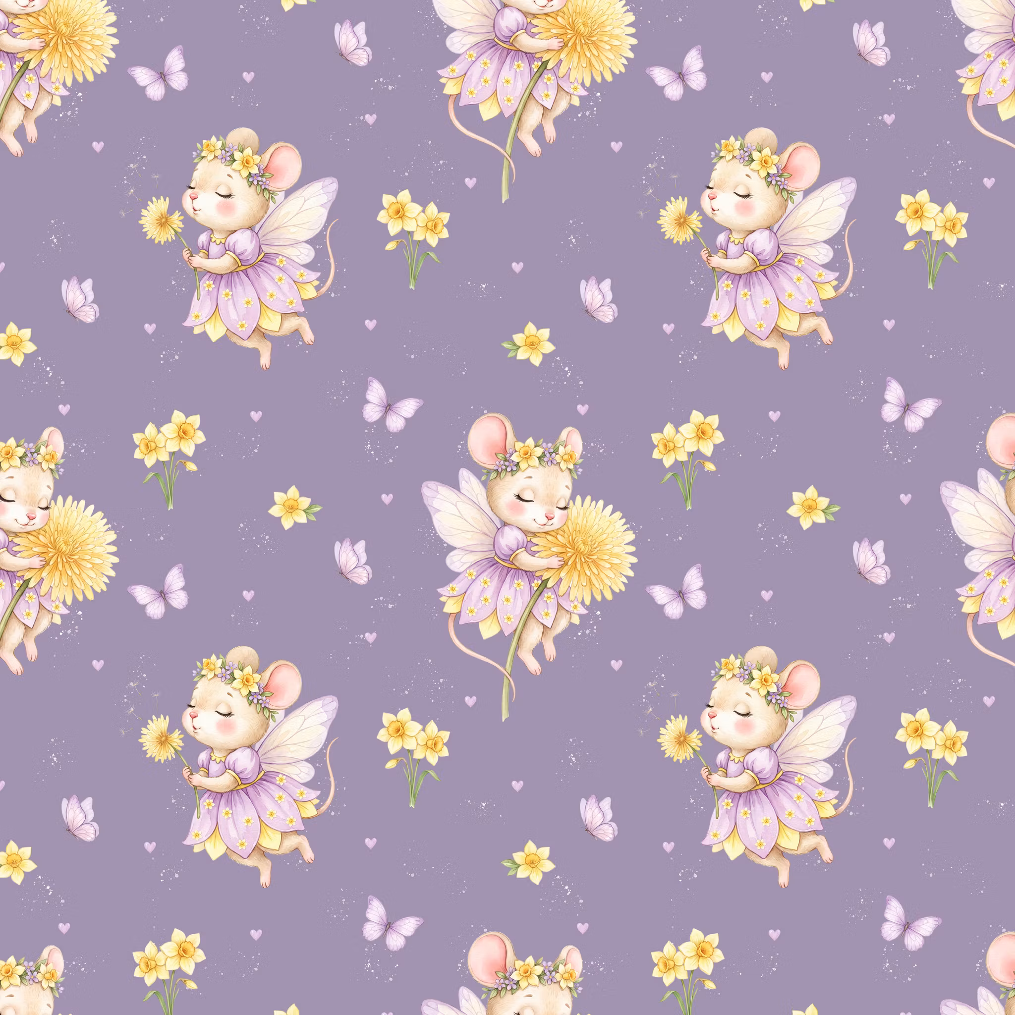 Dandelion fairy mouse jersey