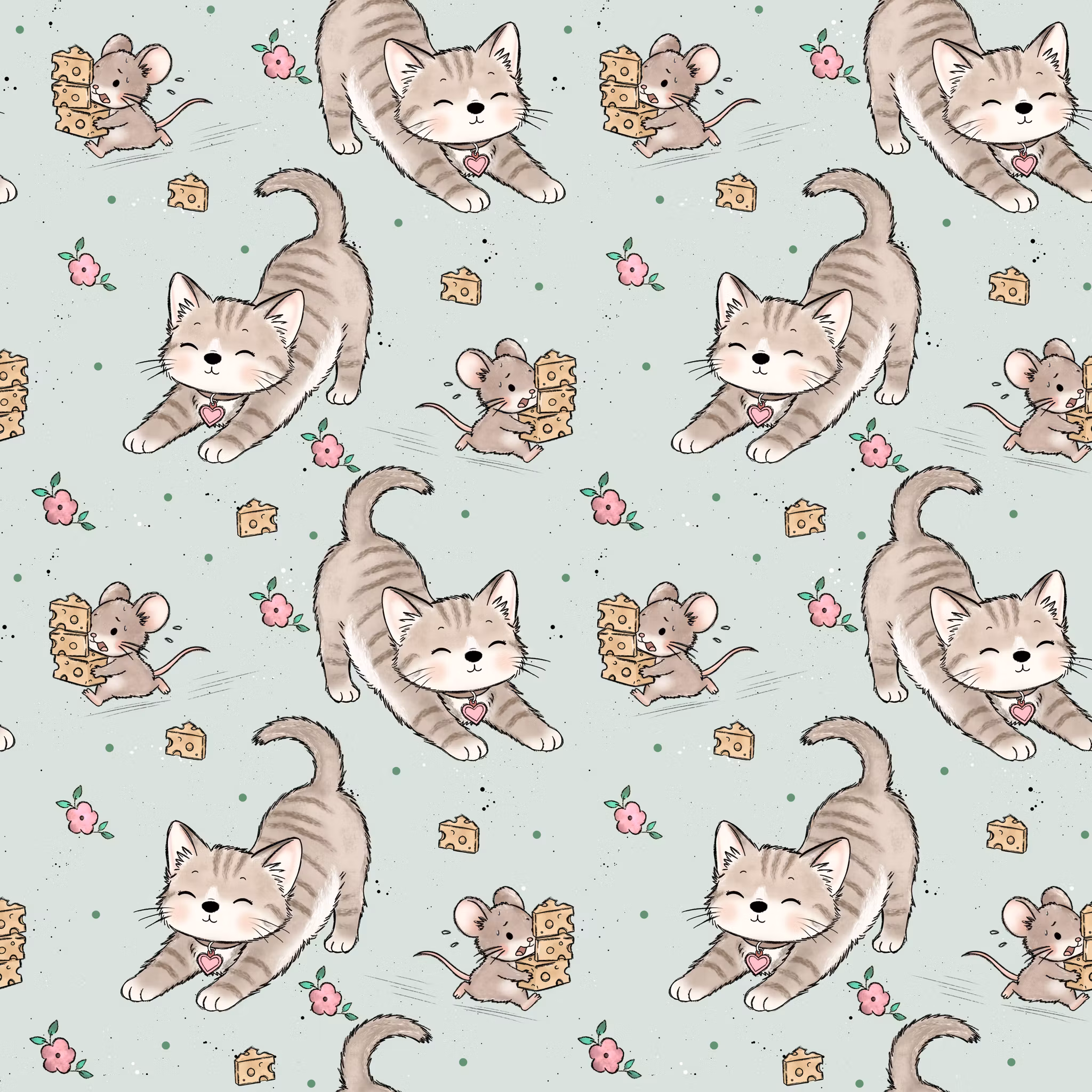 Kitten And Mouse Tale jersey