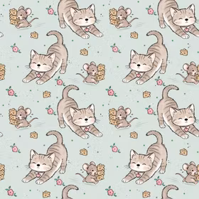 Kitten And Mouse Tale jersey